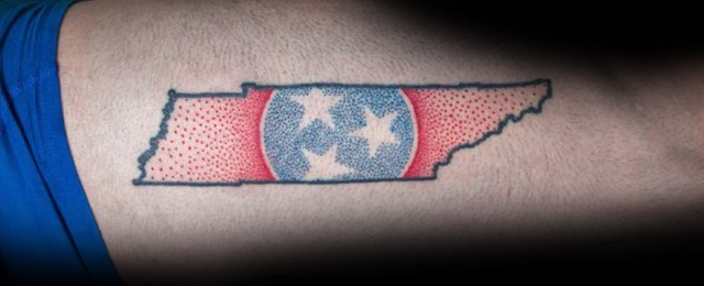 Tennessee Flag Tattoo Ideas For Men