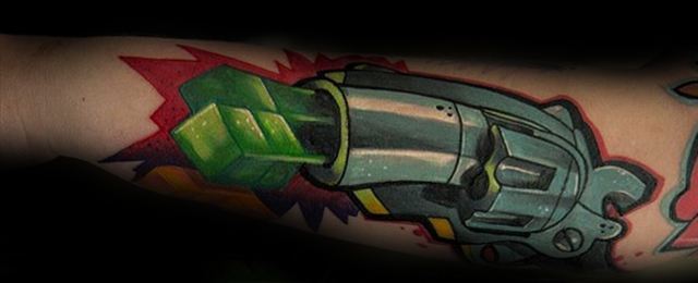 Tetris Tattoo Designs For Men