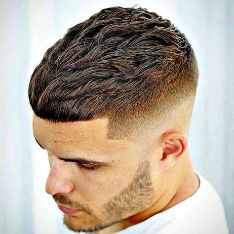Textured Crop Bald Fade Haircut