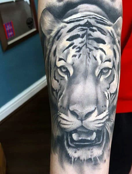 Thai Tiger Tattoo For Males