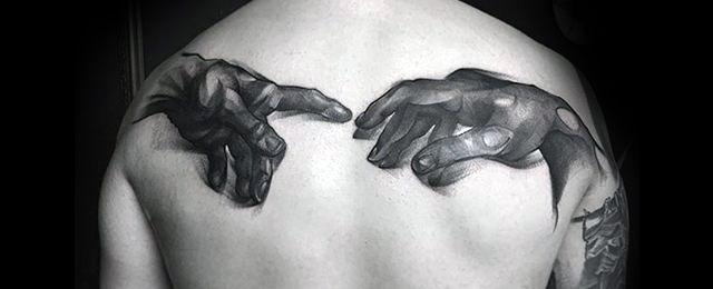 The Creation Of Adam Tattoo Designs For Men