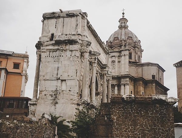 The Curia Roman Forum Senate Building