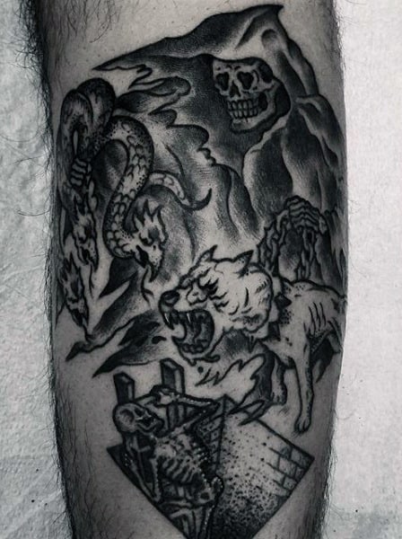 The Grim Reaper Tattoos For Men