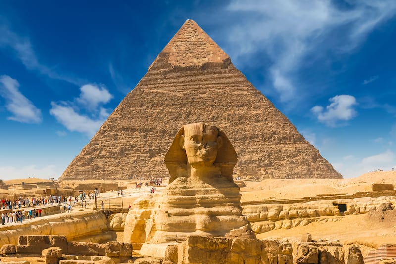 Egyptian,Sphinx.,Cairo.,Giza.,Egypt.,Travel,Background.,Architectural,Monument.,The