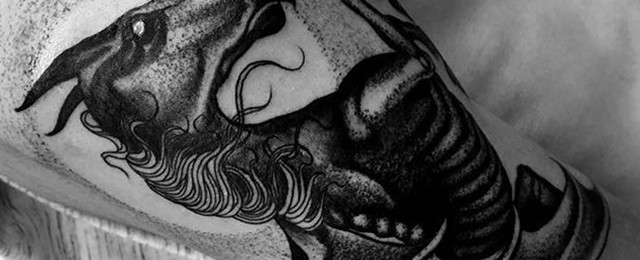 Thestral Tattoo Designs For Men