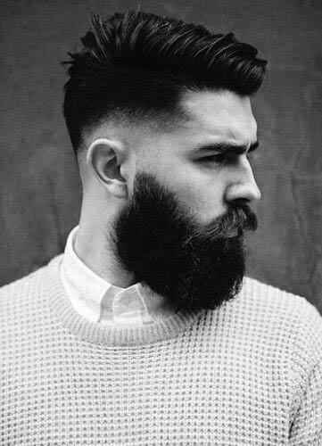 Thick Medium Length Mens Low Fade Hair