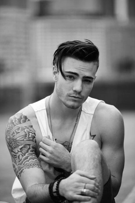 Thick Wavy Medium Men Hipster Hair