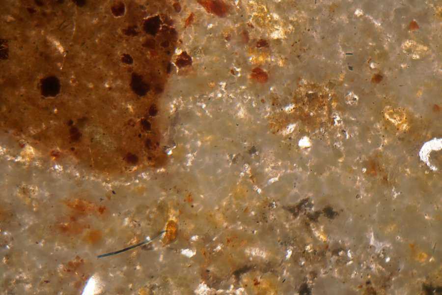 Microscopic,Photo,Of,A,Petrographic,Thin,Section,Of,Roman,Concrete,