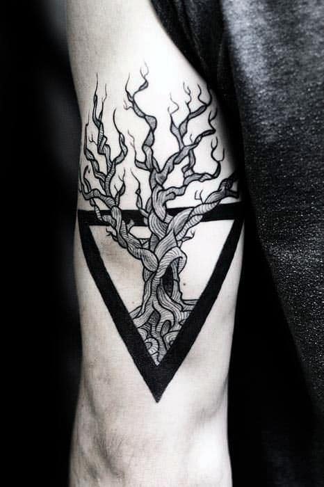 Ticep Guys Triangle Tree Of Life Tattoo