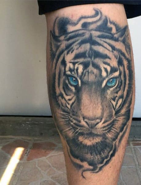 Tiger Tattoo Design For Guys