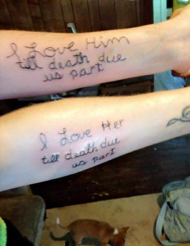 til death due us part tattoo