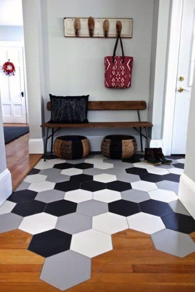 Tile To Wood Floor Transition Ideas Inspiration For Mudroom