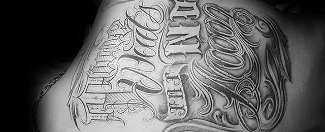 Time Waits For No Man Tattoo Designs For Men