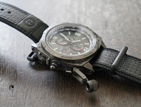 Titanium Case Mtm Special Ops Cobra Watch With Locking Crown