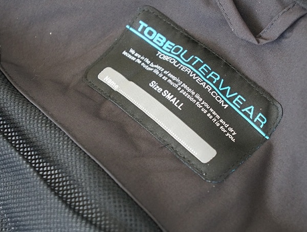 Tobe Outerwear Novo Jacket Clothing Tag