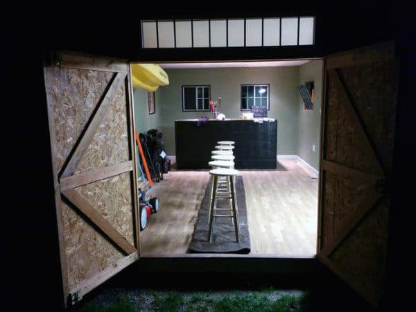 Tool Shed With Bar Inside