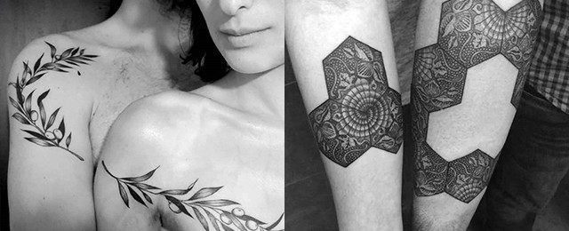 Top Best Matching Couple Tattoos Design Ideas