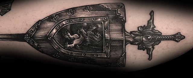 Top Best Shield Tattoo Design Ideas For Men