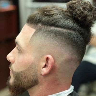 Top Knot Fade Haircut