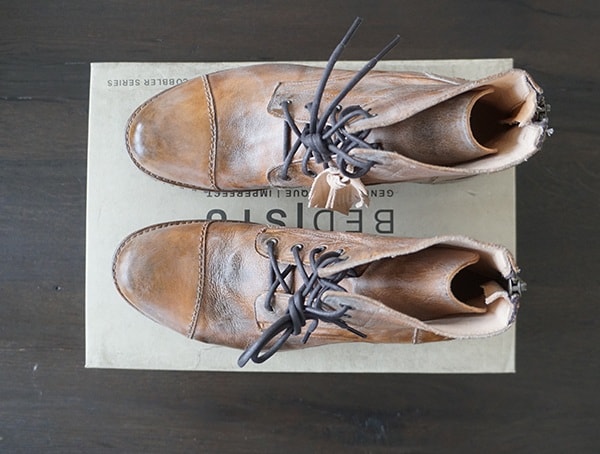 Top View Mens Bed Stu Protege Boots Tan Rustic Mason Bfs