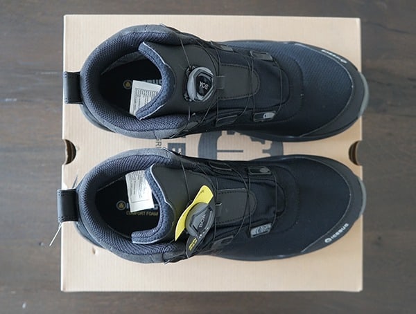 Top View Mens Cold Weather Black Icebug Detour Bugrip Gore Tex Boots