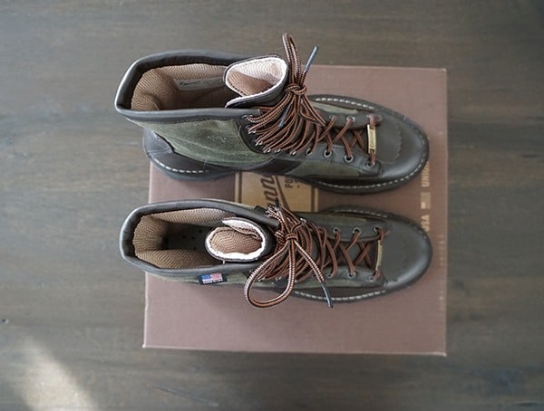 Top View Mens Filson X Danner Grouse Boots
