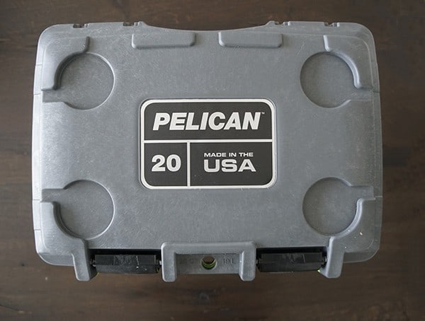 Top View Pelican 20 Qt Elite Coolers