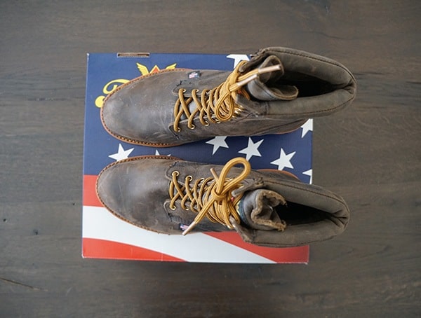 Top View Thorogood Logger Series 9 Inch Brown Crazyhorse Waterproof Boots For Guys