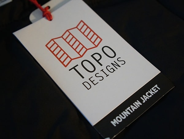 Topo Designs Mountain Jacket Tag