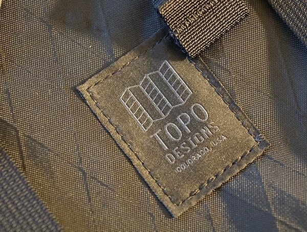 Topo Designs Stiched Logo Klettersack Backpack