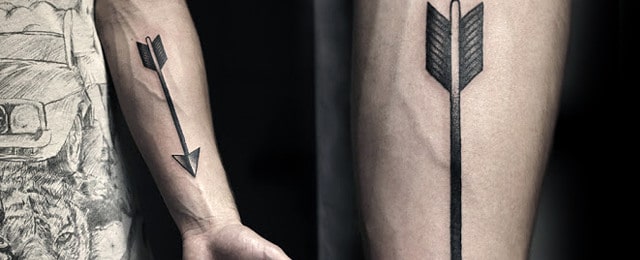 Traditional Arrow Tattoo Designs For Men