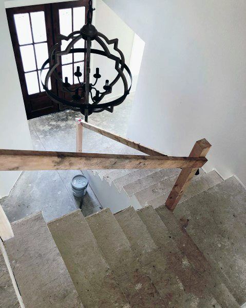 wrought-iron caged light fixtures