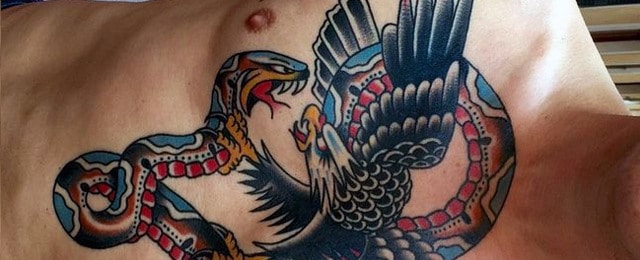 Traditional Chest Tattoo Designs For Men
