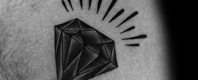 Traditional Diamond Tattoo Designs For Men