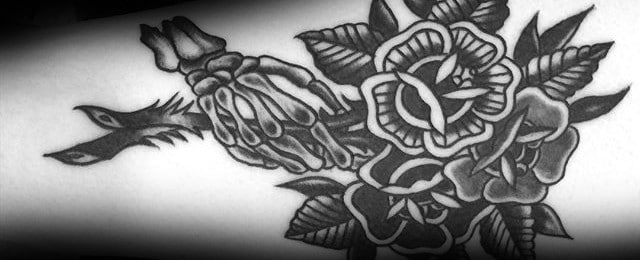 Traditional Flower Tattoo Designs For Men