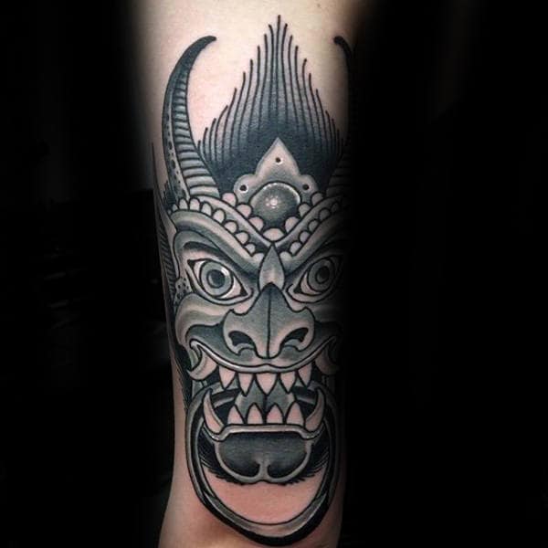 Traditional Gargoyle Male Tattoo Designs