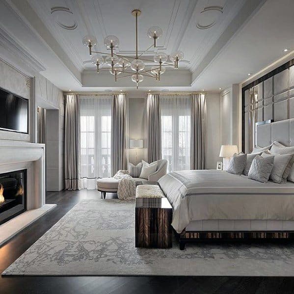 traditional elegant master bedroom