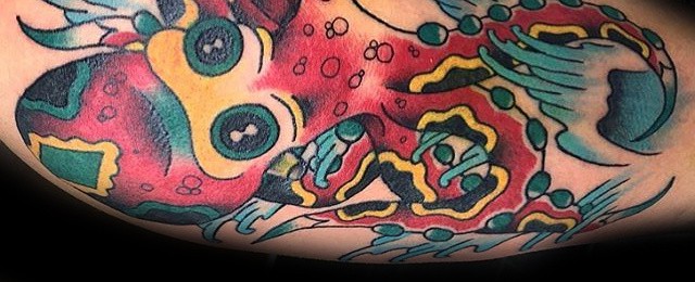 Traditional Octopus Tattoo Designs For Men