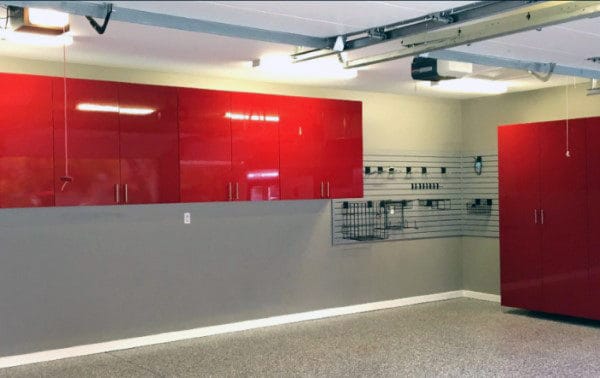 Traditional Off White Grey Painting Garage Walls