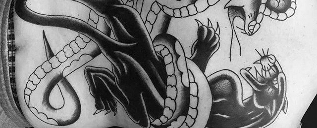 Traditional Panther Tattoo Designs For Men