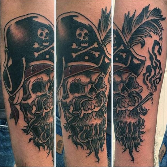 Traditional Pirate Tattoos For Guys