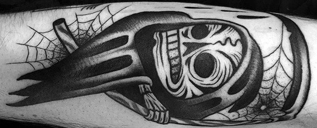 Traditional Reaper Tattoo Designs For Men