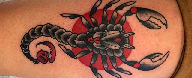 Traditional Scorpion Tattoo Designs For Men