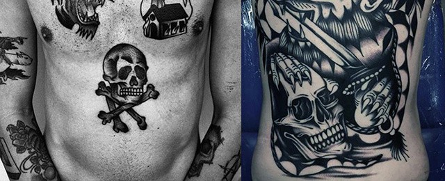 Traditional Skull Tattoo Designs For Men
