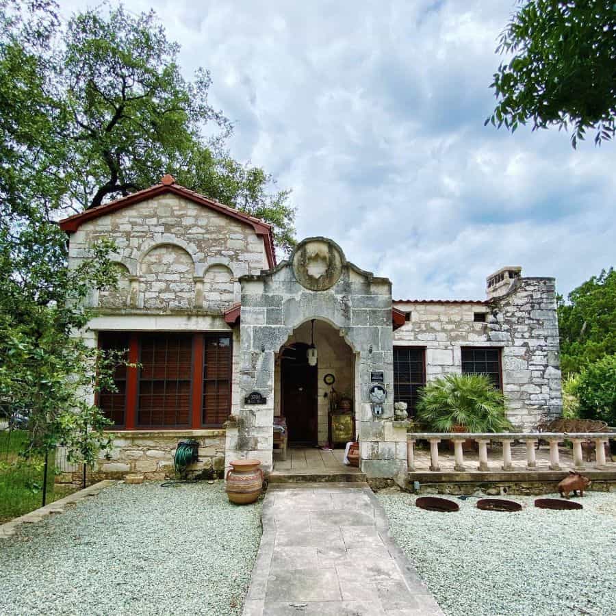 old traditional spanish-style house