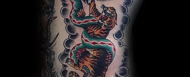 Traditional Tiger Tattoo Designs For Men