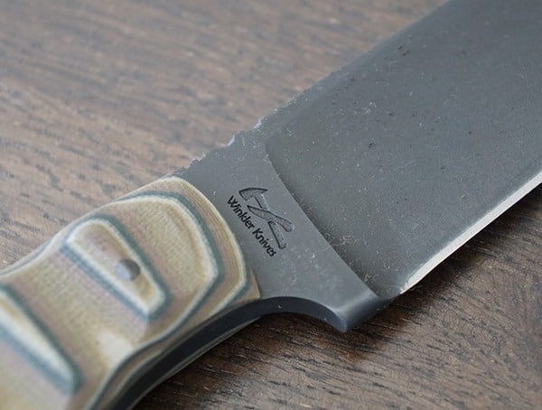 Trailing Point Blade Case Winkler Sculpted Multi Cam G 10 Skinner Knife