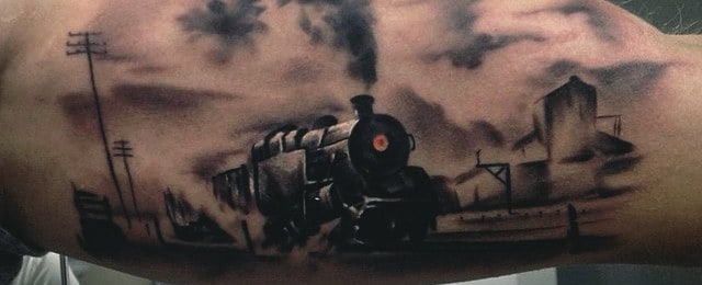 Train Tattoos For Men