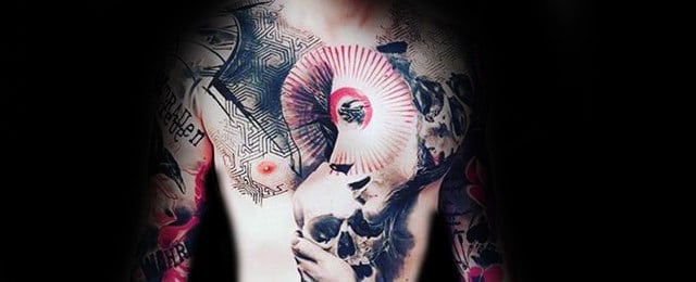 Trash Polka Tattoos For Men