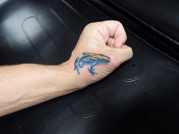 Tree Frog Guys Tattoo Ideas On Hand